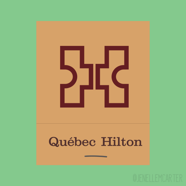 Quebec Hilton Matchbook Cover