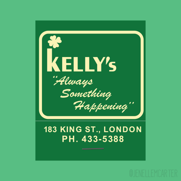 Kelly's Matchbook Cover