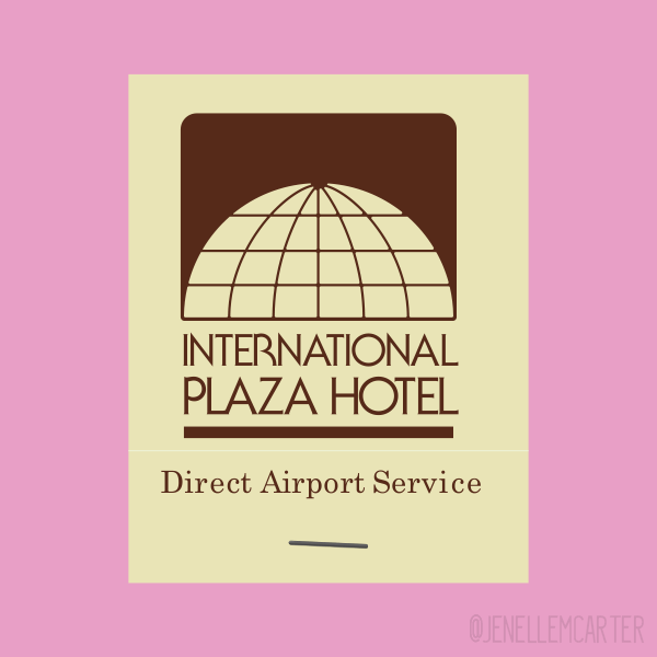 International Plaza Hotel Matchbook Cover