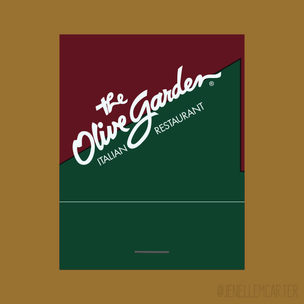 The Olive Garden Italian Restaurant Matchbook Cover