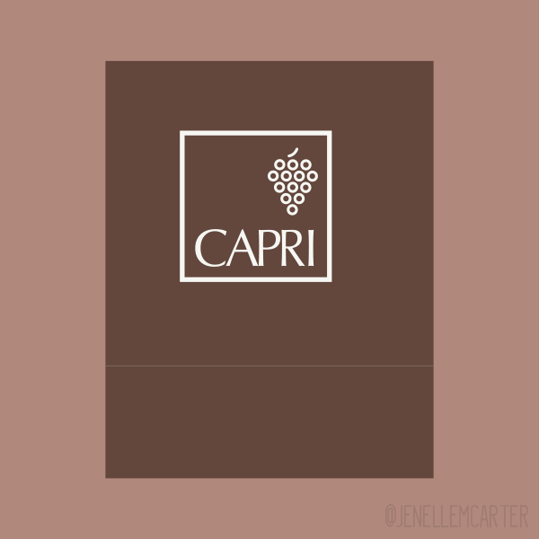 Capri Matchbook Cover
