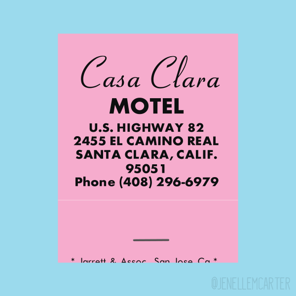 Casa Clara Motel Matchbook Cover