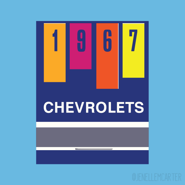 1967 Chevrolets Matchbook Cover