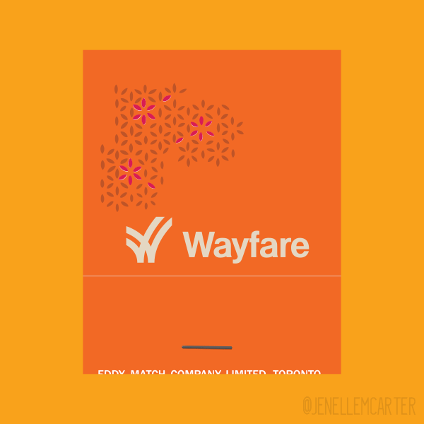 Wayfare Matchbook Cover